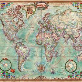 Puzzle 4000 The world, Executive Map