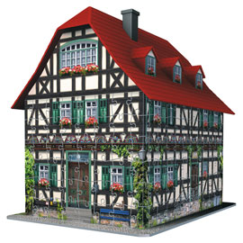 Puzzle 3D Stredoveký dom